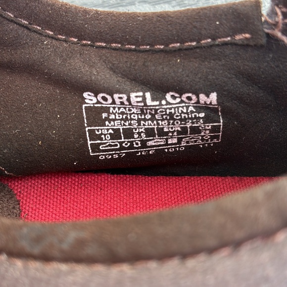 Sorel Mens’s Sentry Low Top Sneakers Brown/Gray Size 10 main image 6